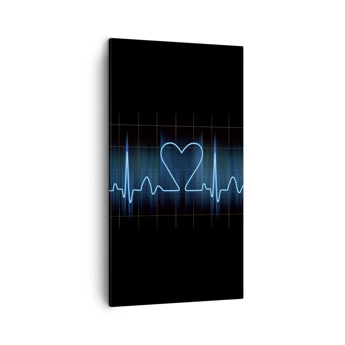 Lærredstryk - Billede på lærred - I hjertets rytme - 45x80 cm