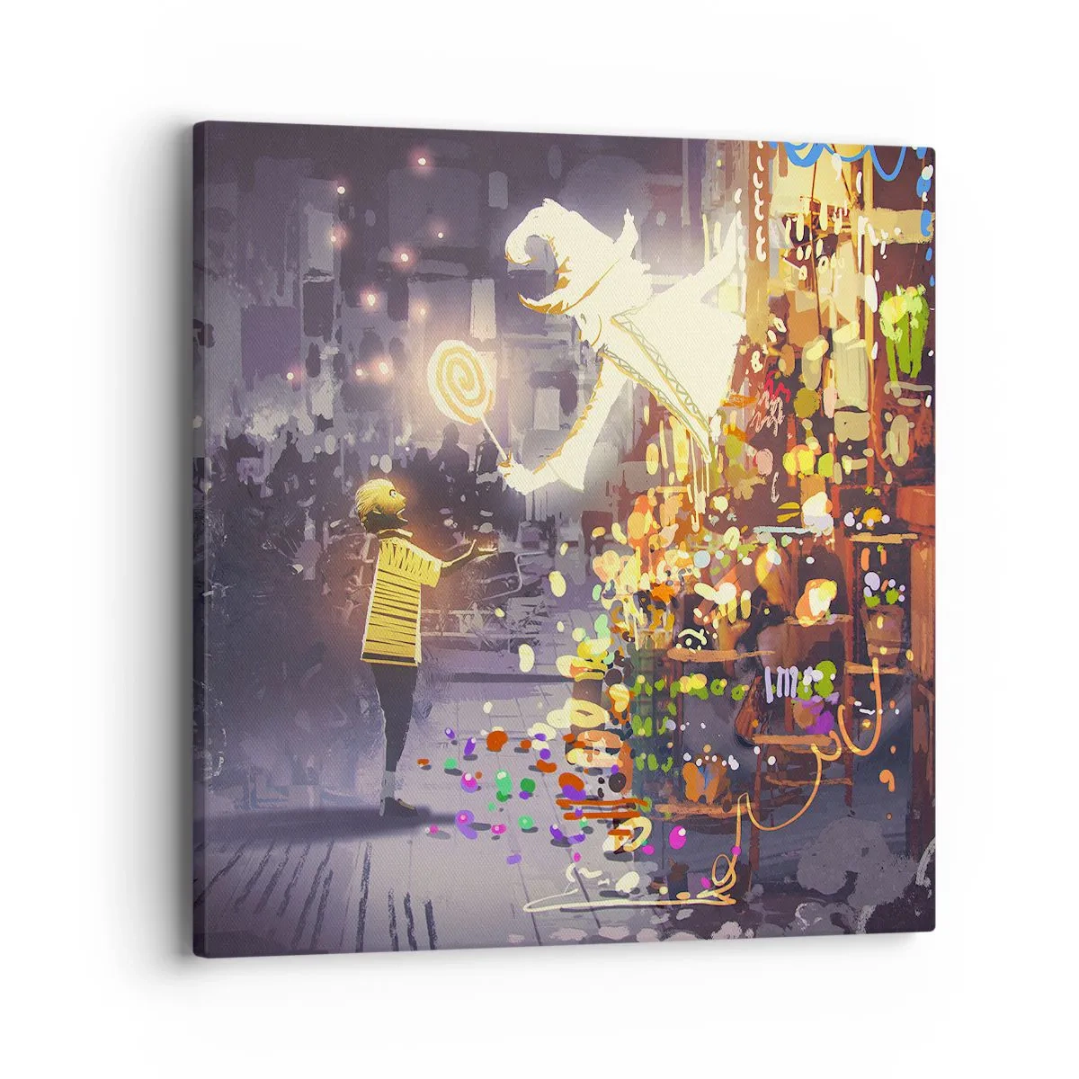 Lærredstryk - Billede på lærred - Hekseri eksisterer - 40x40 cm