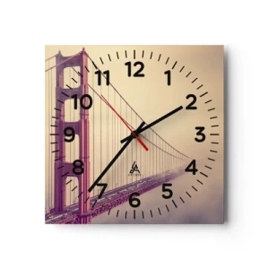 Vægur, Uret - Mellem himmel og jord - 40x40 cm