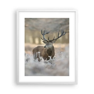 Plakat i hvid ramme - En frisk morgen - 40x50 cm