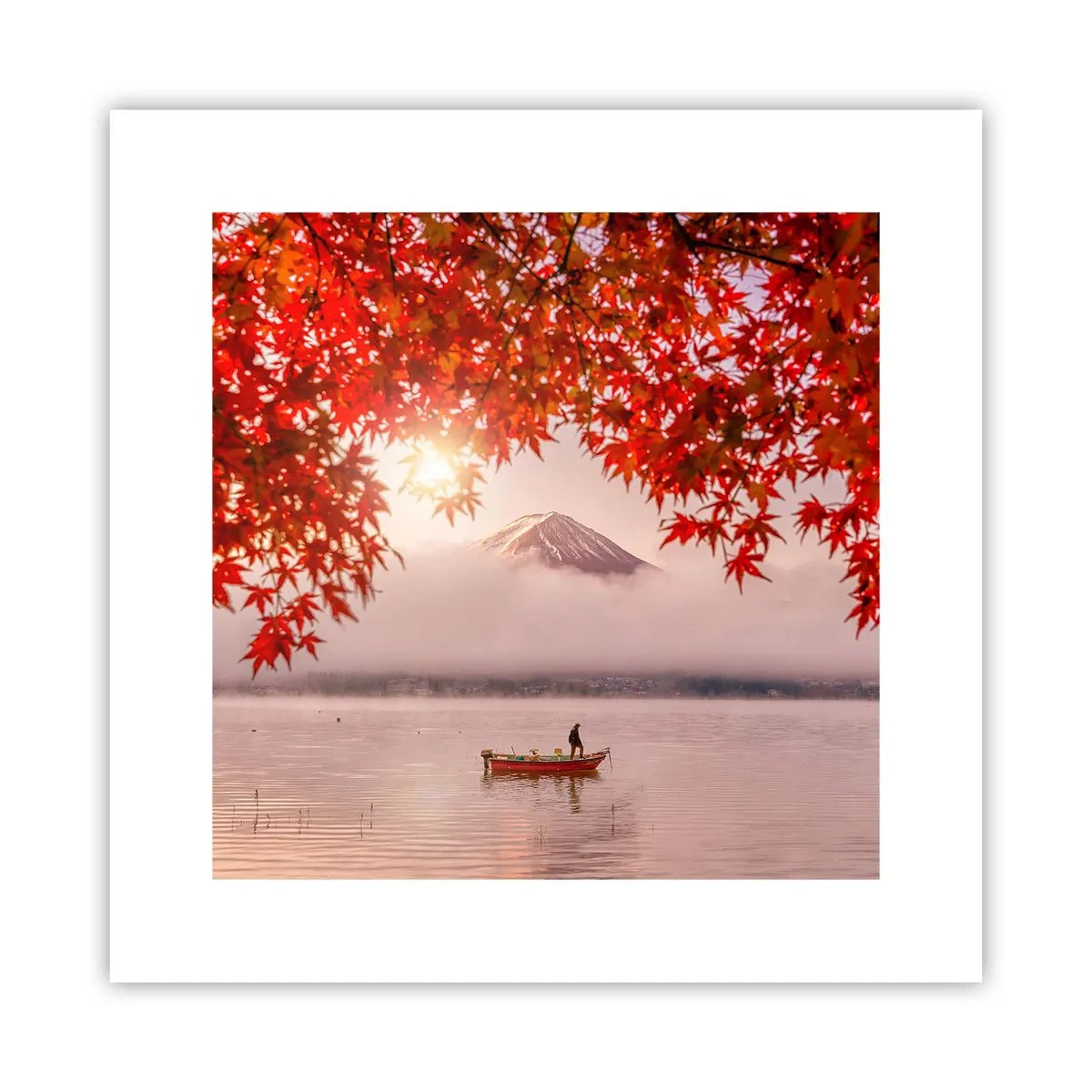 Plakat - I en japansk atmosfære - 30x30 cm