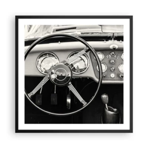 Plakat i sort ramme - En drøm for samlere - 60x60 cm