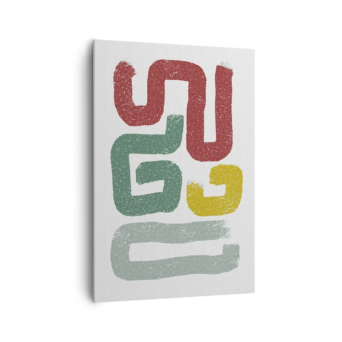 Lærredstryk - Billede på lærred - På et ukendt sprog - 70x100 cm