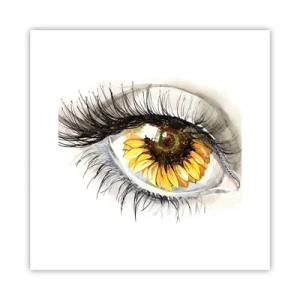 Plakat - Et look lige så varmt som sommeren - 30x30 cm