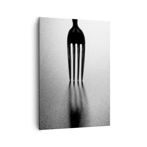Lærredstryk - Billede på lærred - Lys og skygge - 50x70 cm