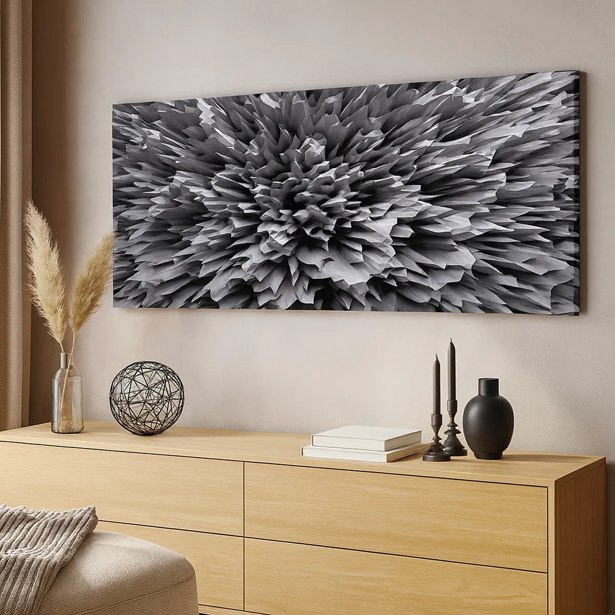 Lærredstryk - Billede på lærred - Det kan ikke blive skarpere end dette - 30x30 cm