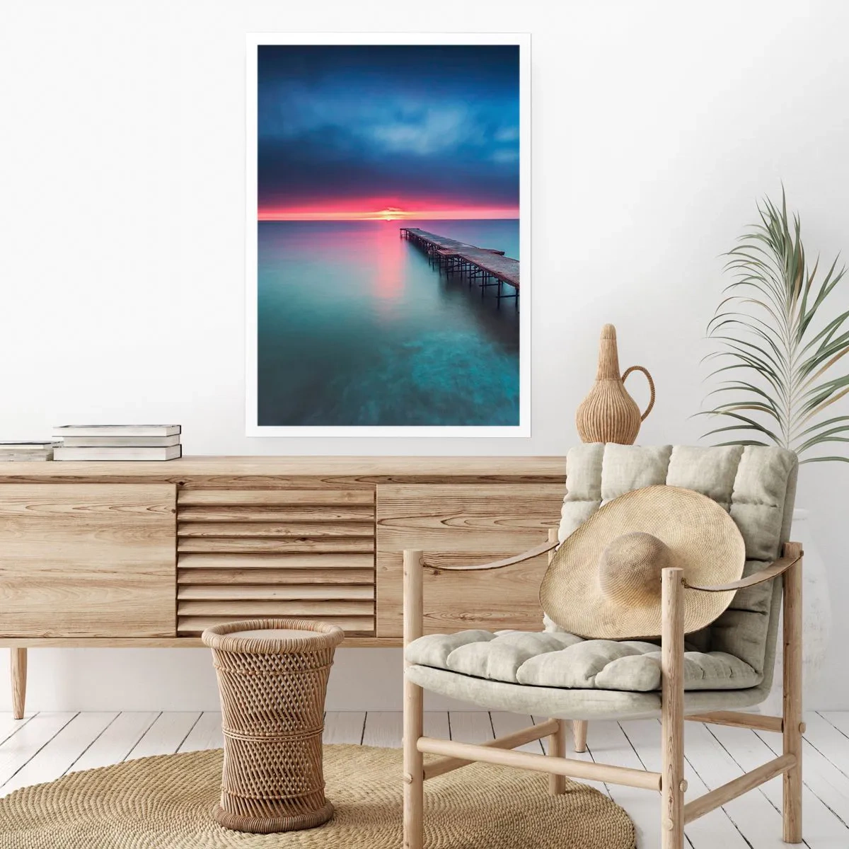 Plakat - Mellem himmel og jord - 70x100 cm