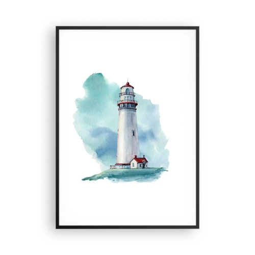 Plakat i sort ramme - Det blås blide søster - 70x100 cm