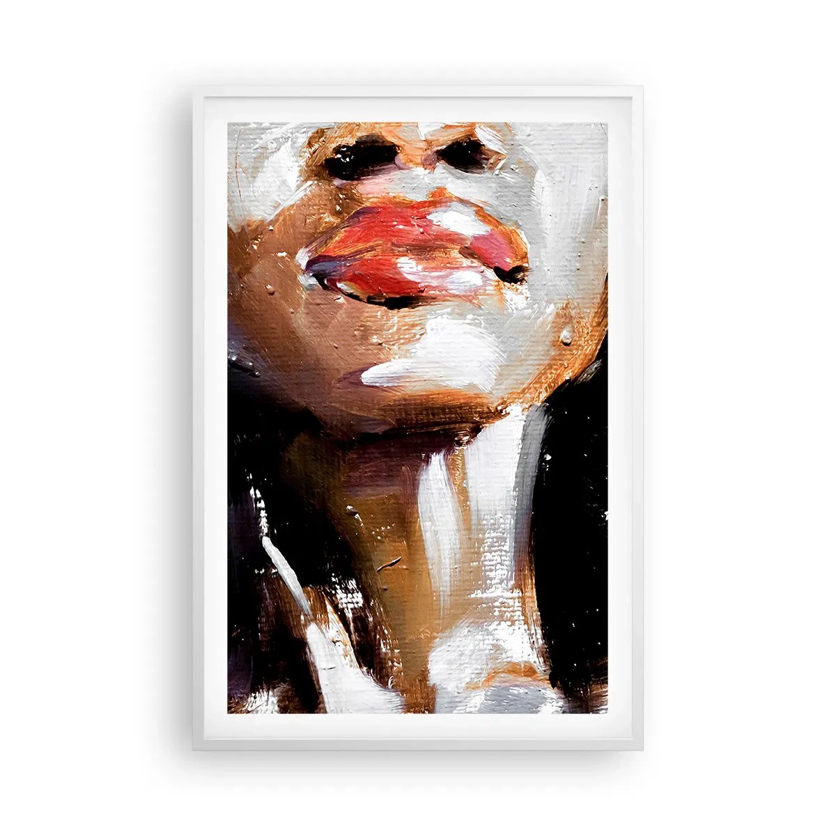 Plakat i hvid ramme - Stolthed uden fordomme - 61x91 cm