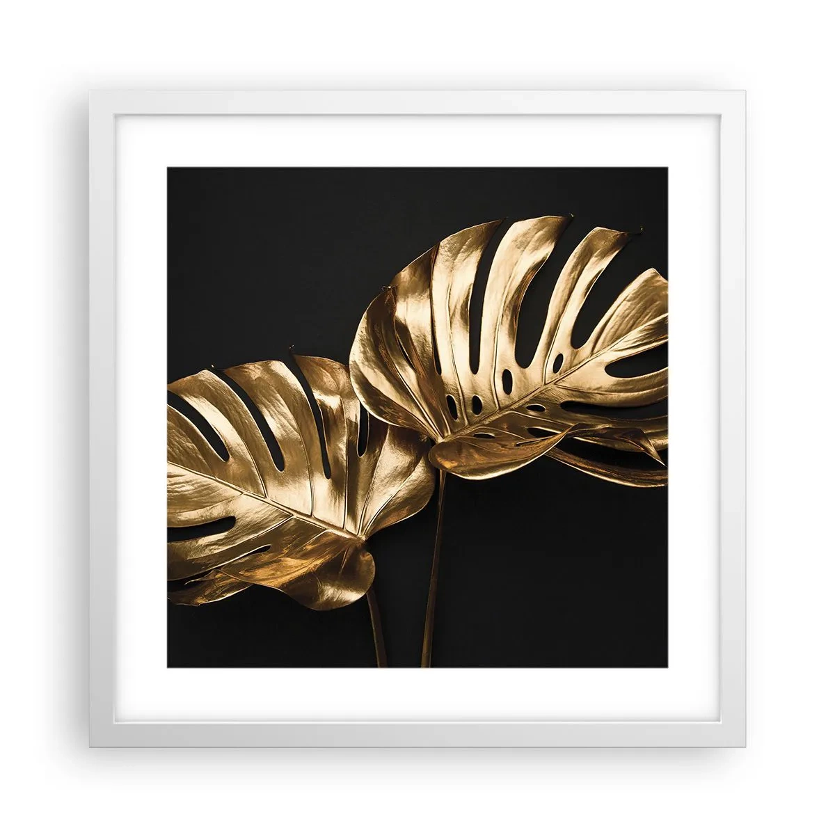 Plakat i hvid ramme - Naturens skatte - 40x40 cm