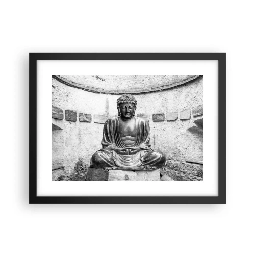 Plakat i sort ramme - Ved fredens kilde - 40x30 cm