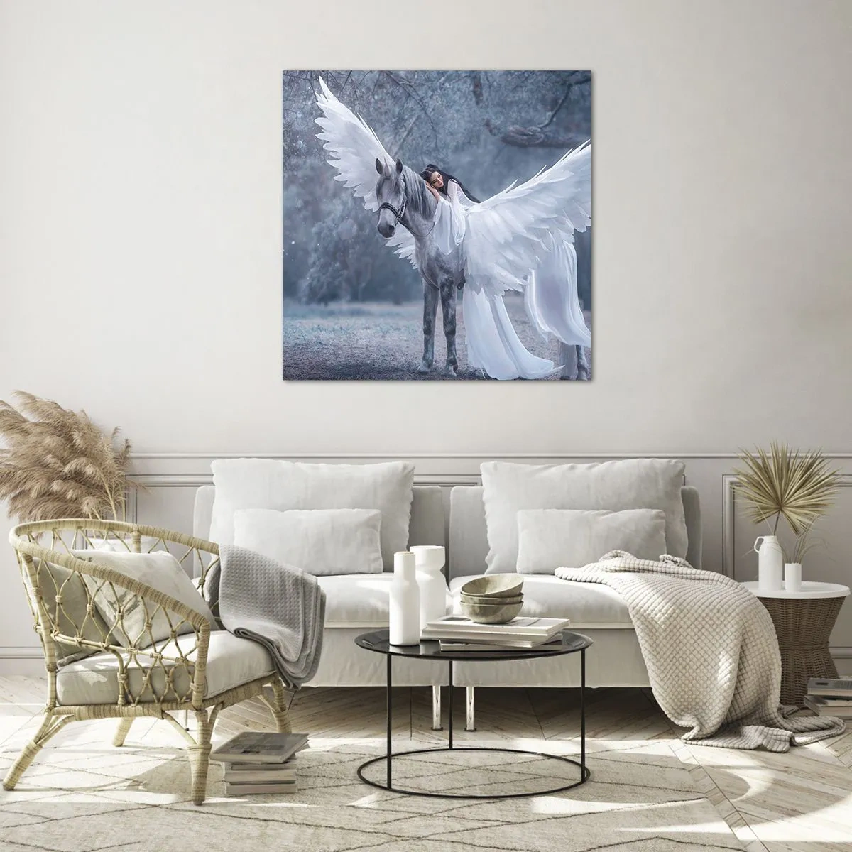 Billede på glas - Inspireret øjeblik - 30x30 cm