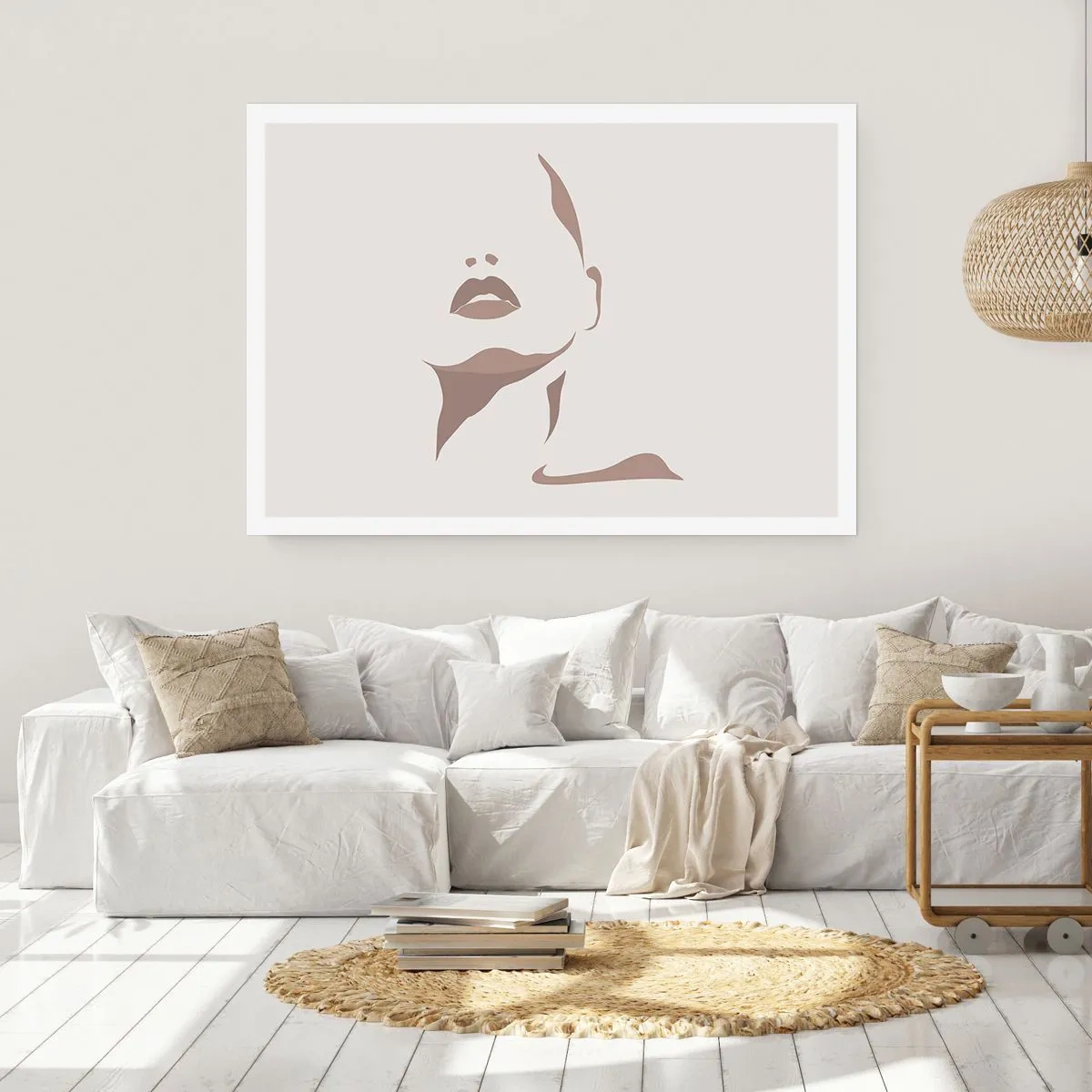 Plakat - Skabt af lys og skygge - 100x70 cm