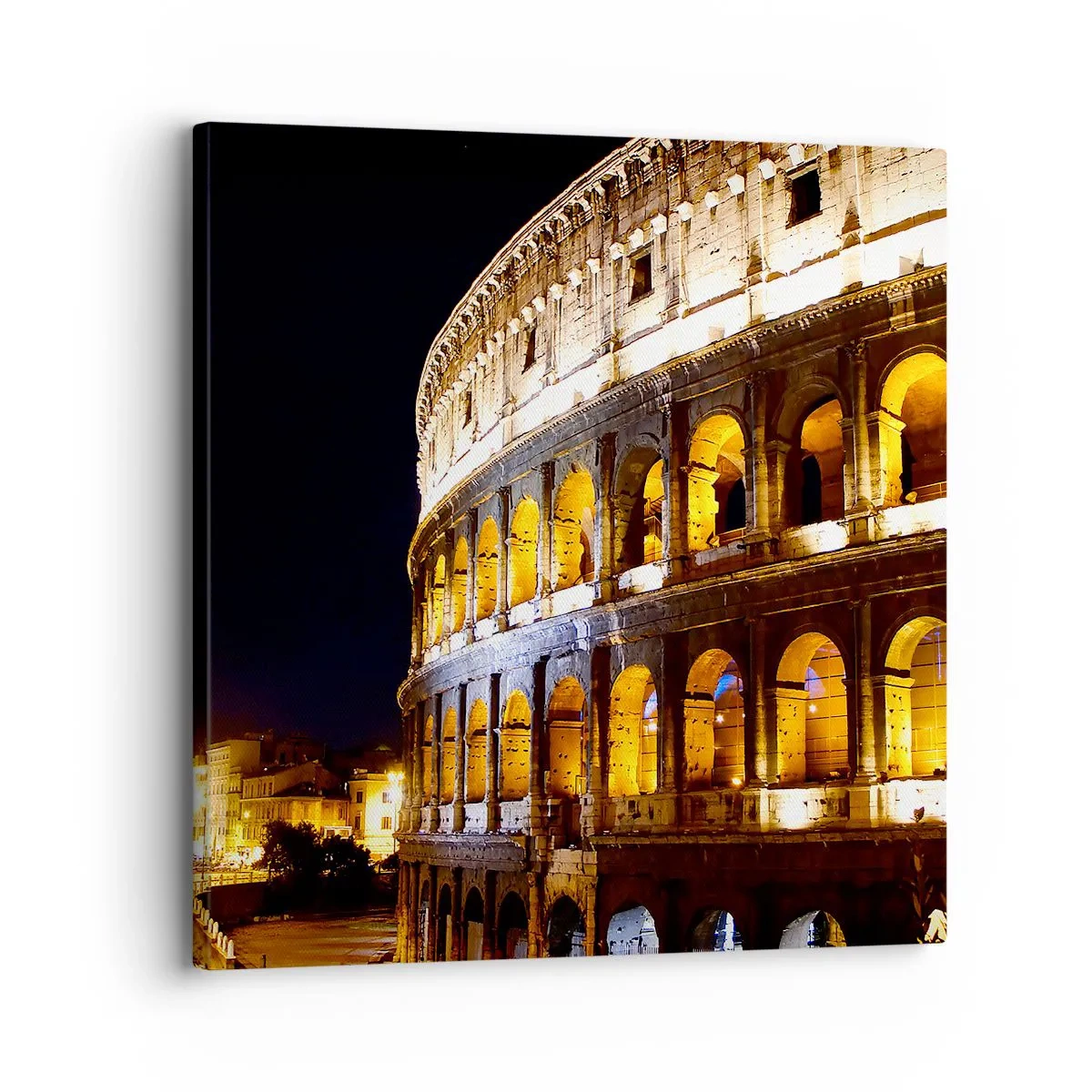 Lærredstryk - Billede på lærred - Legene er ved at begynde - 30x30 cm