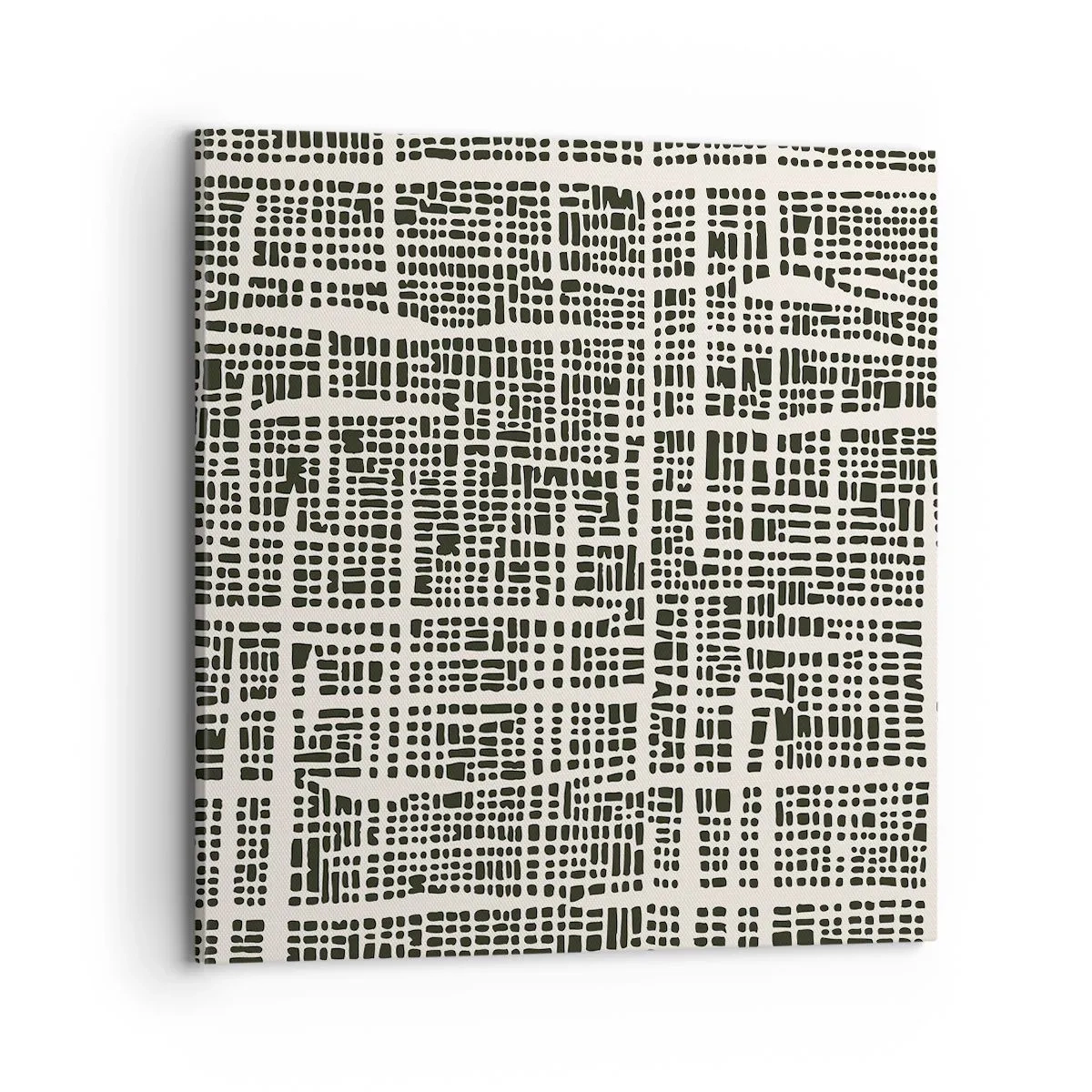 Lærredstryk - Billede på lærred - En sammensætning vævet - 70x70 cm