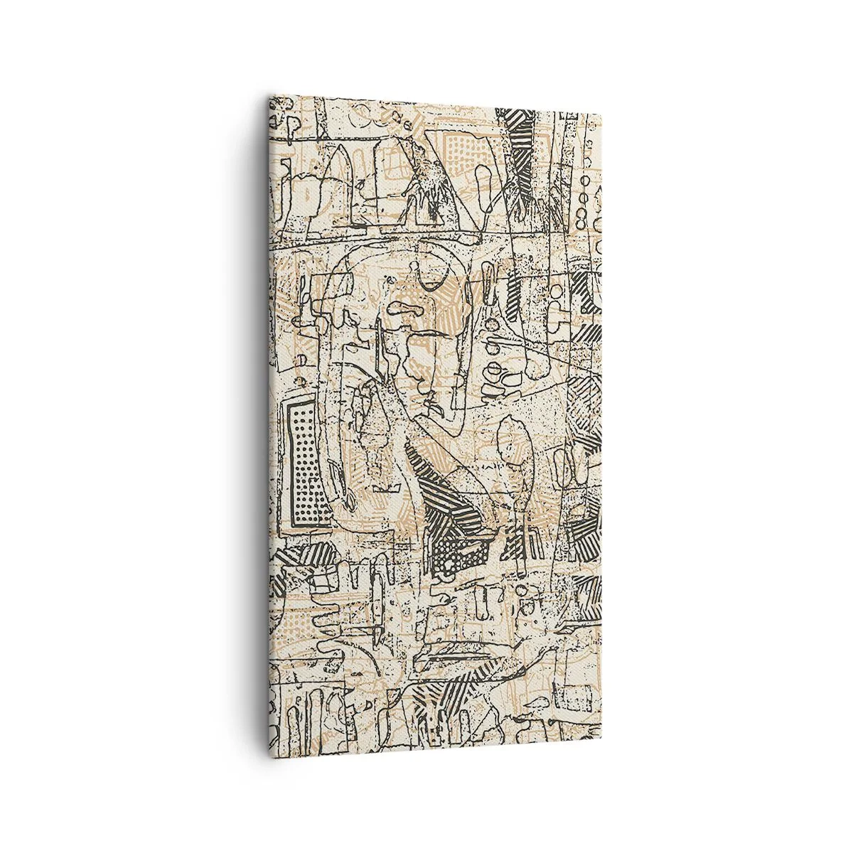 Lærredstryk - Billede på lærred - Venter på at blive afkodet - 45x80 cm