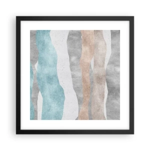 Plakat i sort ramme - En undersøgelse af intimitet - 40x40 cm