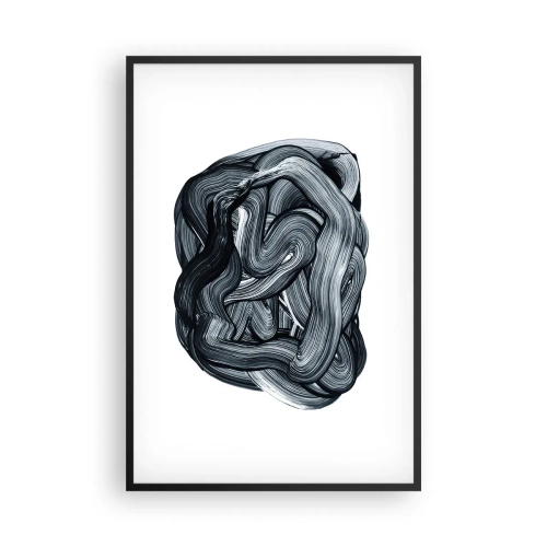 Plakat i sort ramme - Så enkelt er det ikke - 61x91 cm