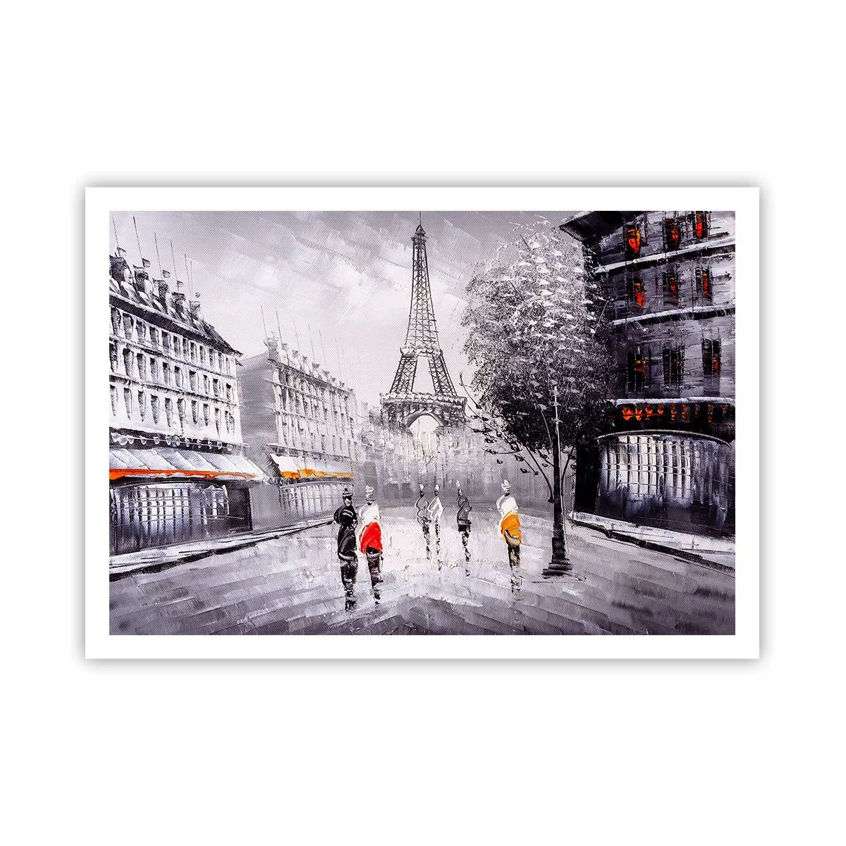 Plakat - En parisisk spadseretur - 100x70 cm