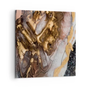 Lærredstryk - Billede på lærred - Jord element - 60x60 cm