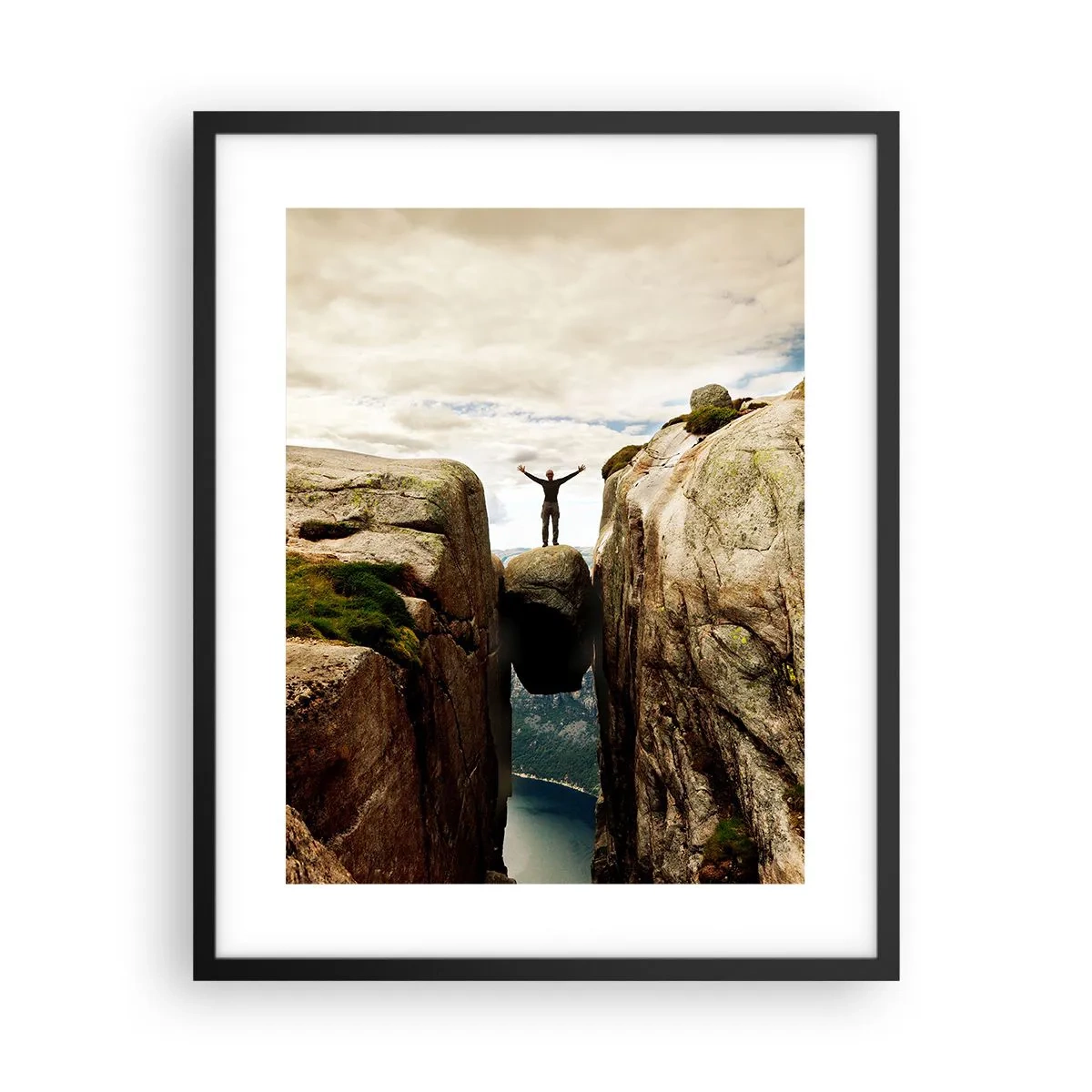 Plakat i sort ramme - Hvordan har jeg det! - 40x50 cm