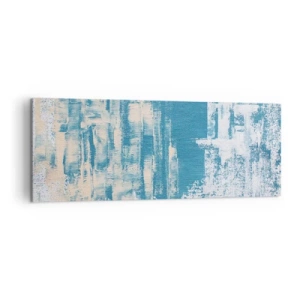 Lærredstryk - Billede på lærred - Gennem istappen - 140x50 cm