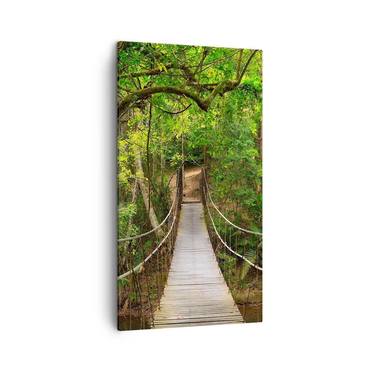 Lærredstryk - Billede på lærred - Fordi der vokser en slyngplante i haven - 45x80 cm