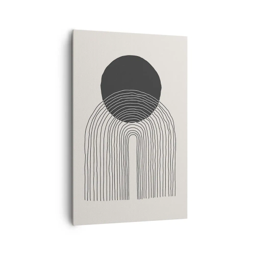 Lærredstryk - Billede på lærred - Rystende og selvsikker - 80x120 cm