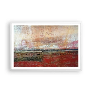 Plakat i hvid ramme - Måske er det havet - 91x61 cm