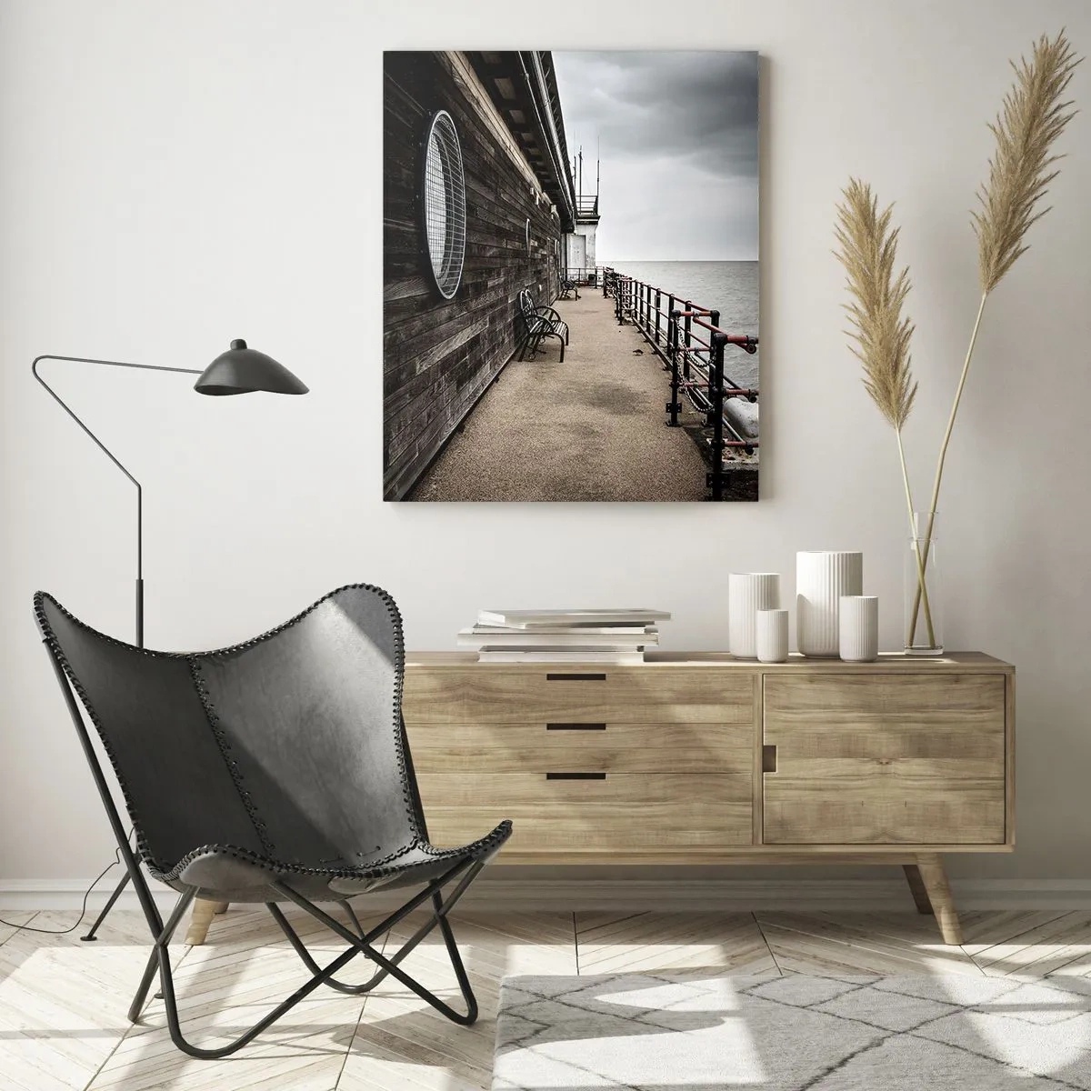 Billede på glas - Tiden er gået i stå - 50x70 cm