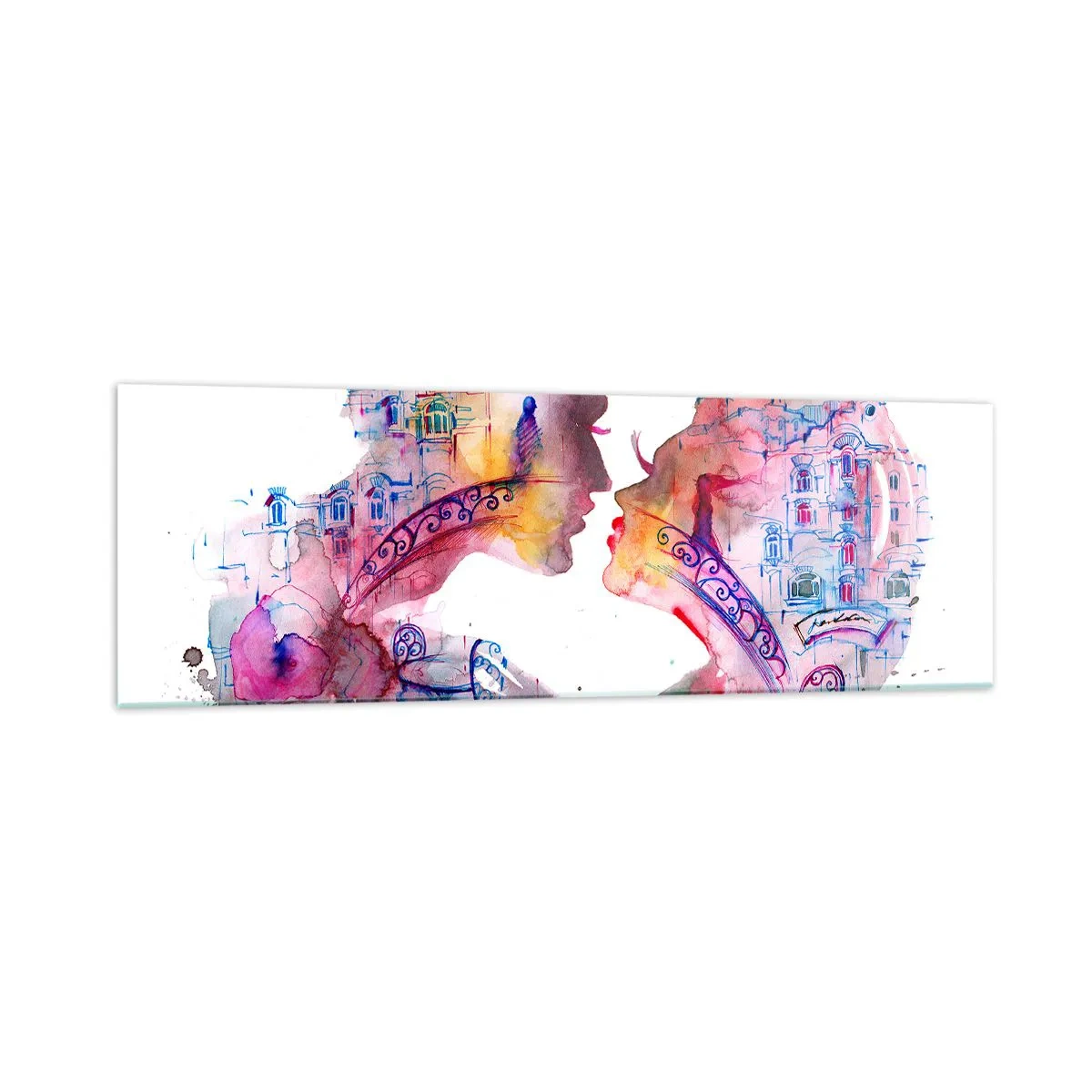Billede på glas - Sukkenes hemmelige bro - 160x50 cm