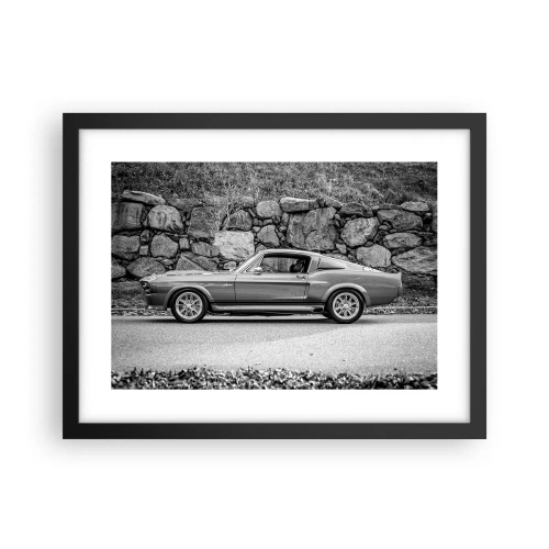 Plakat i sort ramme - En legende fra 1960'erne. - 40x30 cm