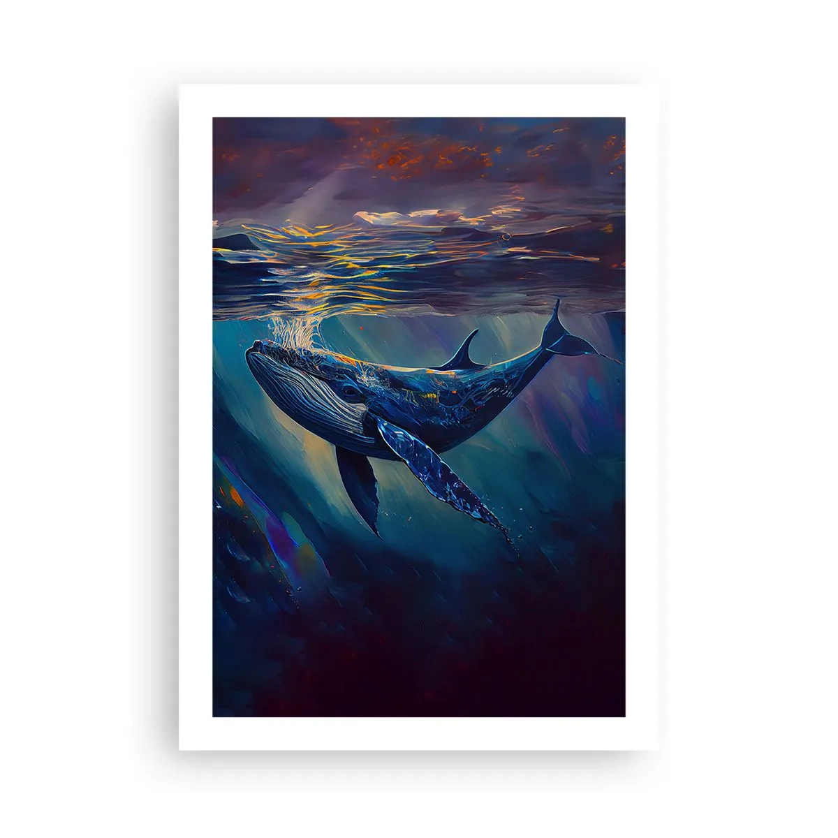 Plakat - Velkommen til min verden - 50x70 cm