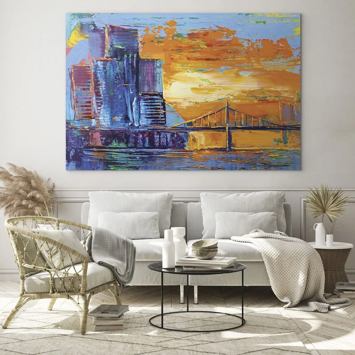 Billede på glas - Kultur og natur - 100x70 cm