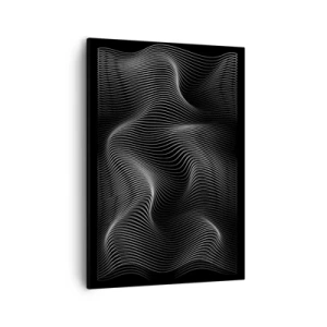 Lærredstryk - Billede på lærred - Lysets dans i rummet - 50x70 cm