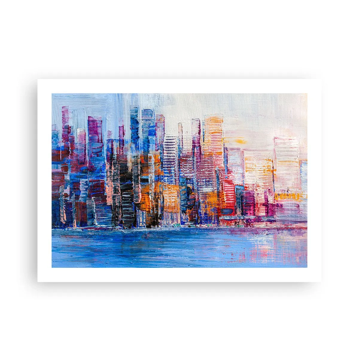 Plakat - En glad metropol - 70x50 cm