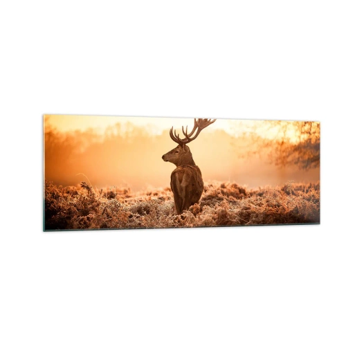 Billede på glas - Herre på godset - 140x50 cm