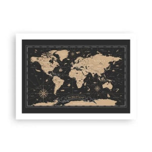 Plakat - Grænserne for min verden - 70x50 cm