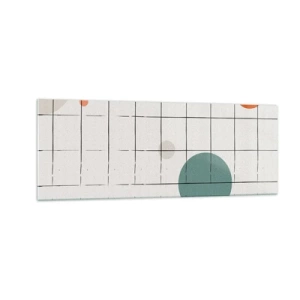 Billede på glas - Fanget i en fælde. Os eller dem? - 140x50 cm