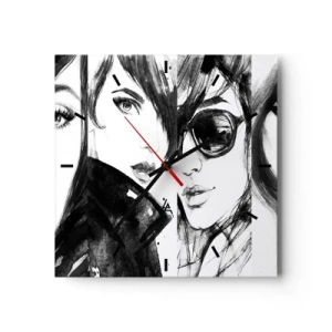 Vægur, Uret - Skønhed mangedoblet - 30x30 cm