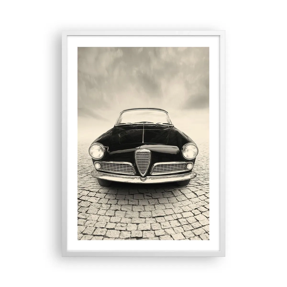 Plakat i hvid ramme - Og hvordan kan man ikke elske mig? - 50x70 cm