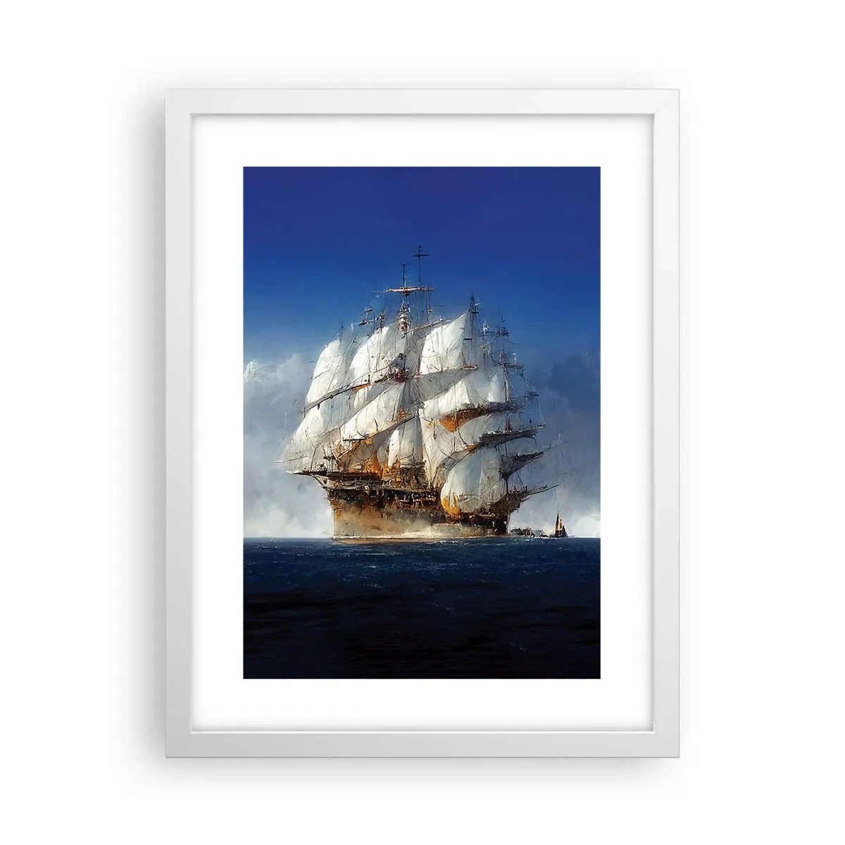 Plakat i hvid ramme - Den store herlighed! - 30x40 cm