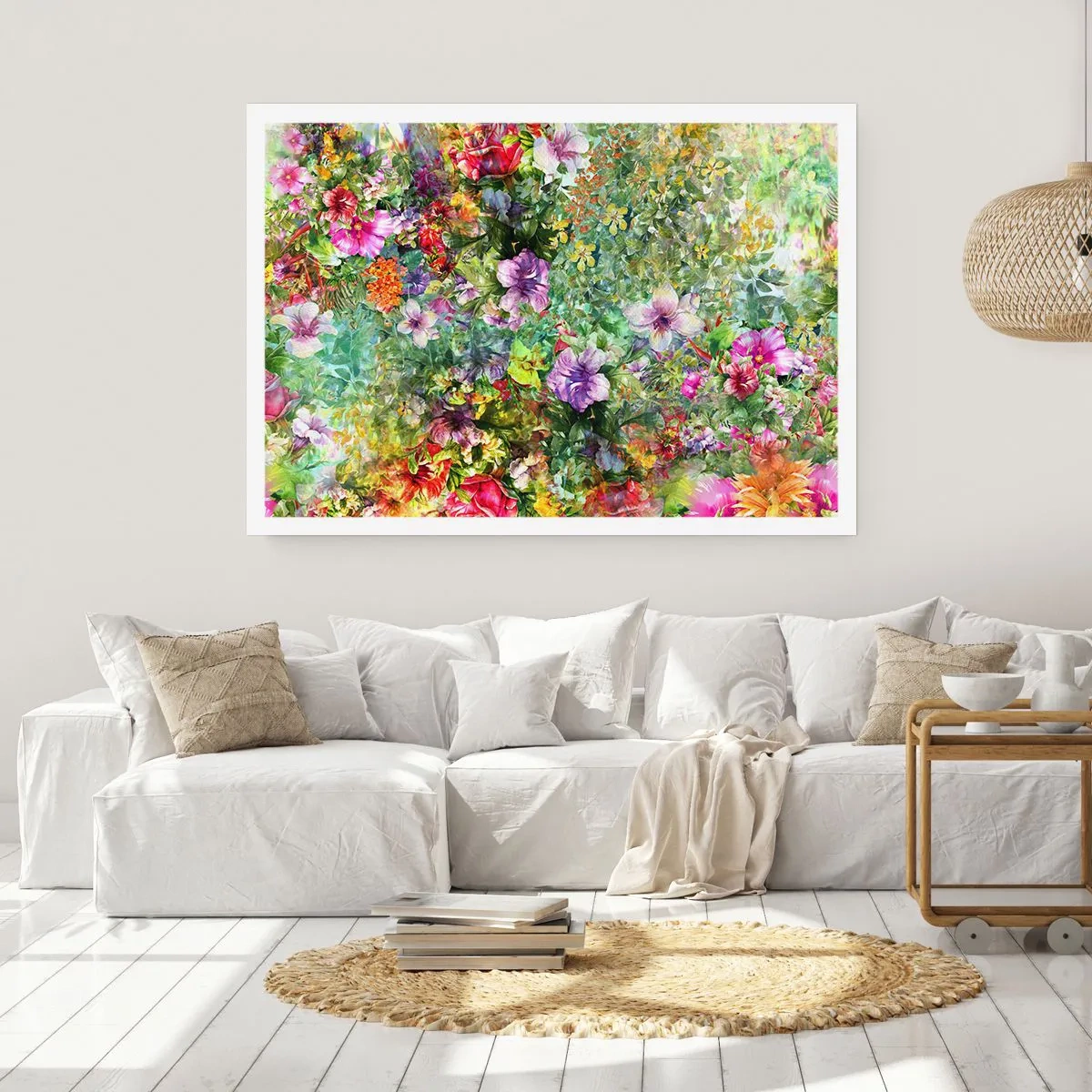 Plakat - Ind i blomsterne ved fortabelse - 91x61 cm
