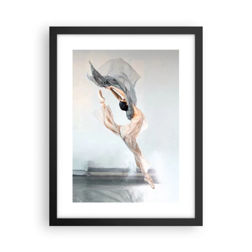 Plakat i sort ramme - I dansende henrykkelse - 30x40 cm