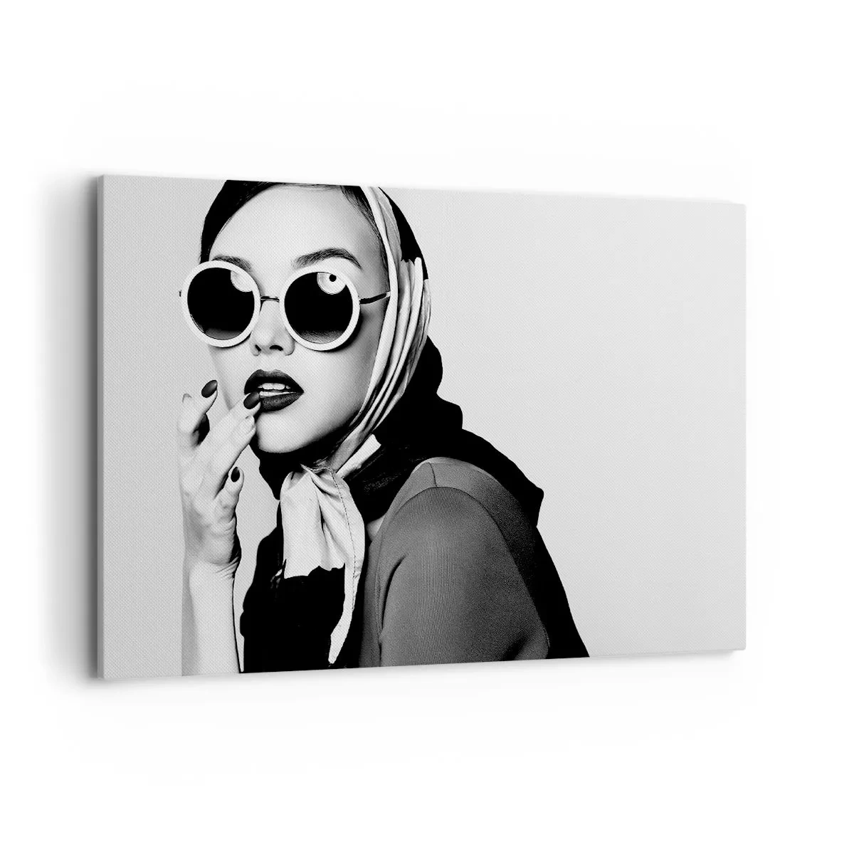 Lærredstryk - Billede på lærred - Hilsner fra 1960'erne. - 120x80 cm