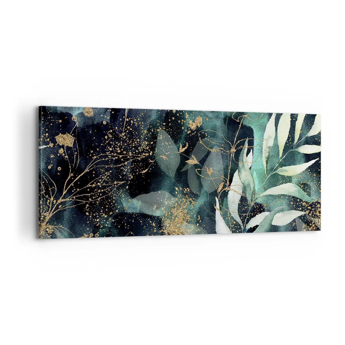 Lærredstryk - Billede på lærred - Fortryllet have - 100x40 cm