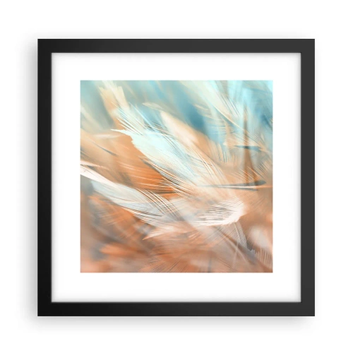 Plakat i sort ramme - I mildhedens land - 30x30 cm