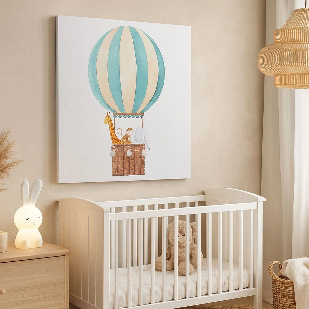 Lærredstryk - Billede på lærred - Fantastisk tur - 30x30 cm