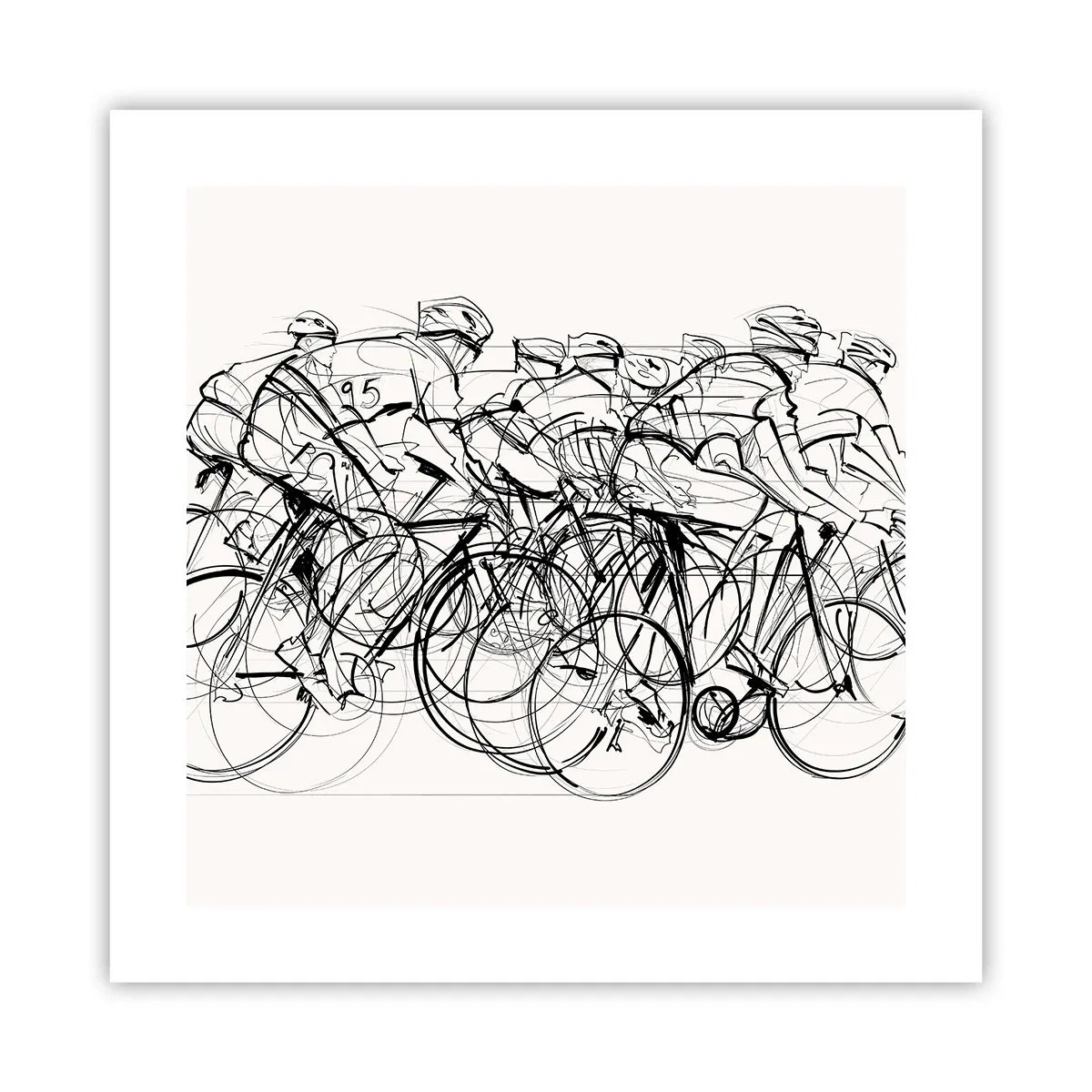 Plakat - Sammen i et team - 40x40 cm