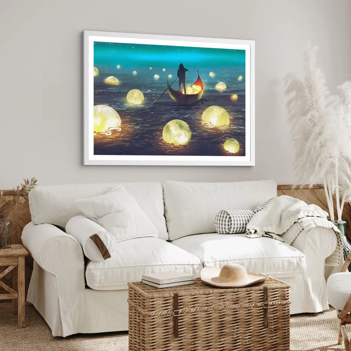 Plakat i hvid ramme - Ting, som filosoffer aldrig har drømt om - 70x50 cm